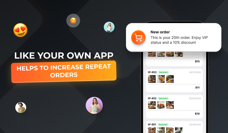 Mobile App for a Restaurant: How Your Own Application Helps Increase Repeat Orders